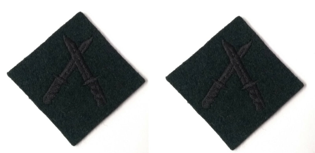 Genuine British Army Soldier Skills / Qualification Badge SCBC Subdued X2