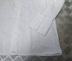 Collarless Shirt Army White Womans Long Sleeve Officers & Mess Dress NEW