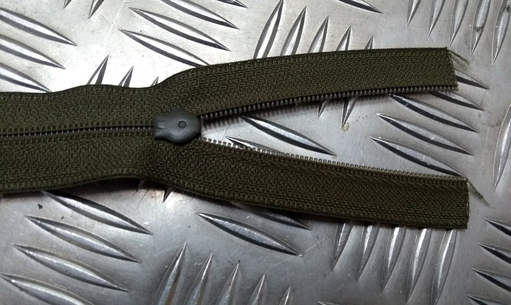 Genuine British 33cm Closed End Opti Zip Zipper No Stopper x 2 New