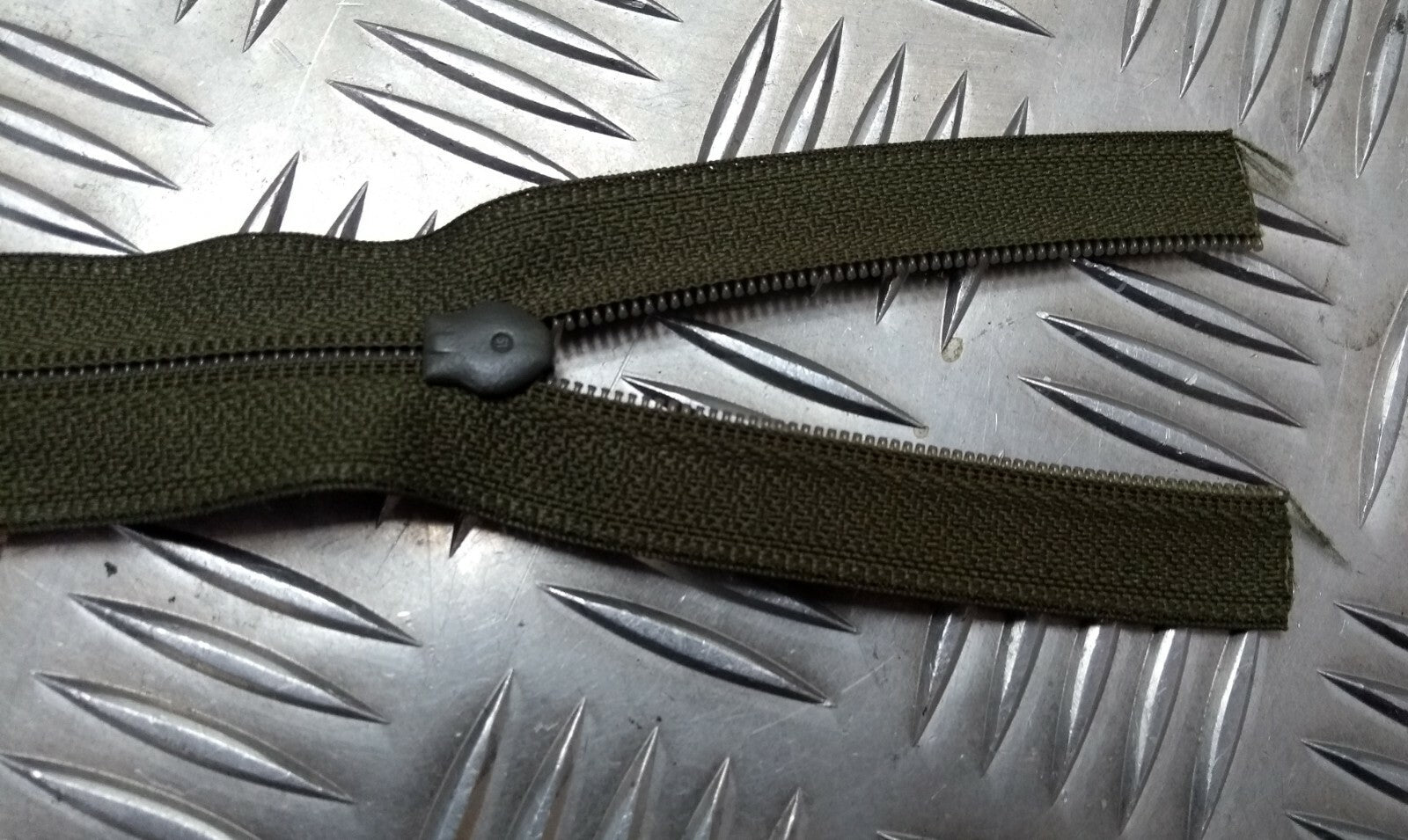 Genuine British 33cm Closed End Opti Zip Zipper No Stopper x 2 New