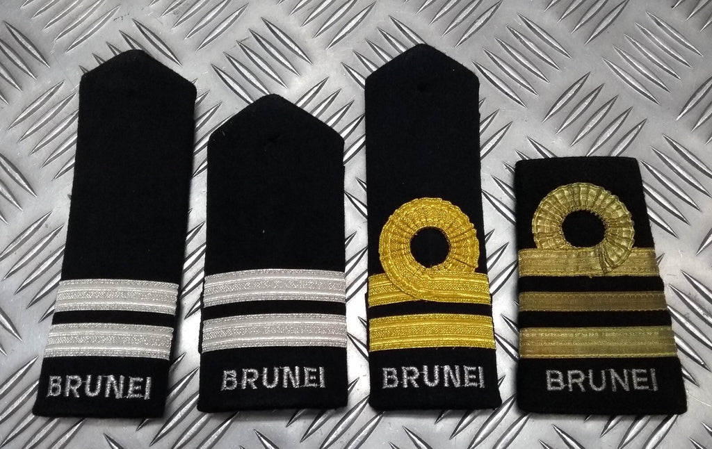 Brunei Officers Uniform Single Shoulder Board Epaulettes Assorted For Collectors