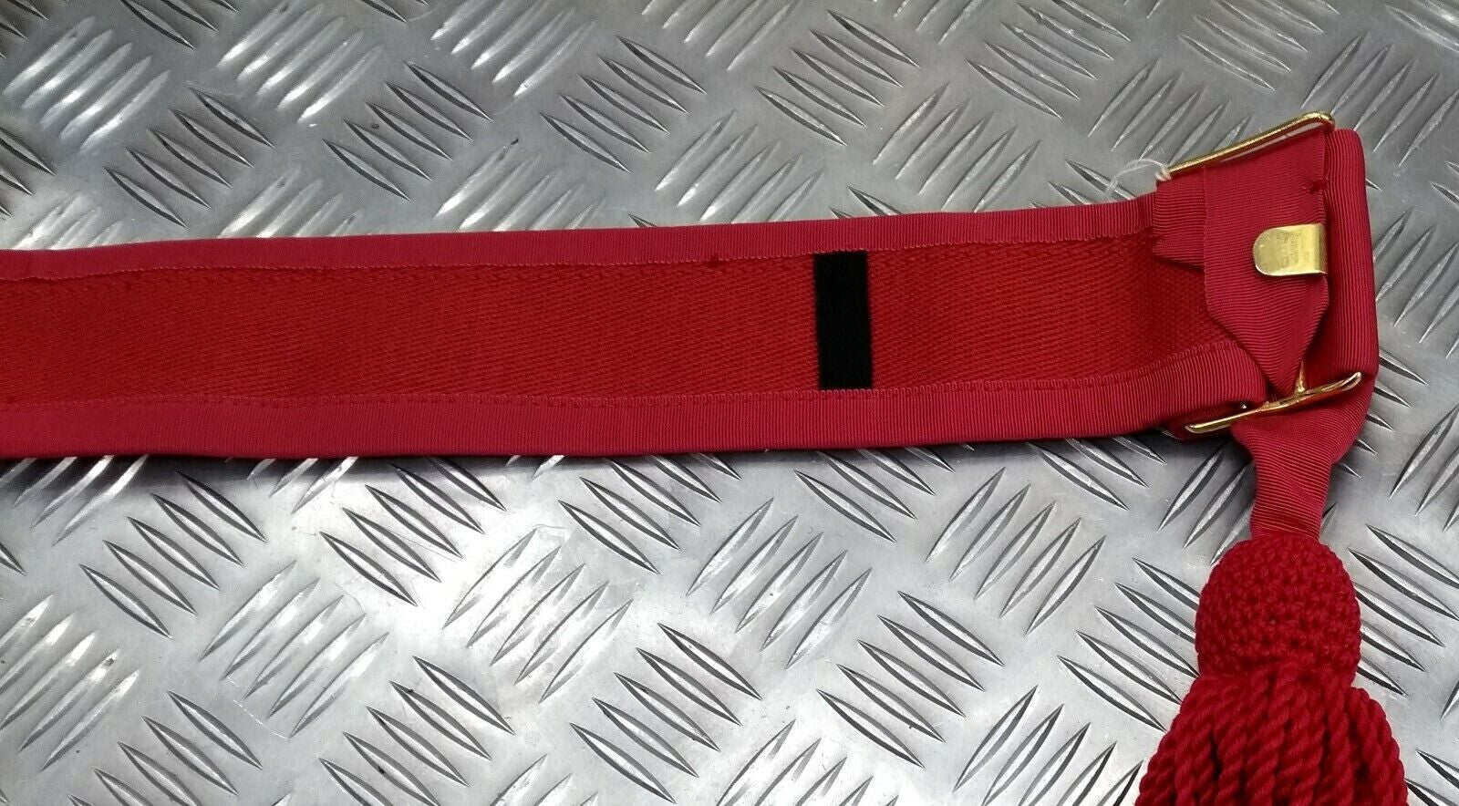 Waist Sash Officers Scarlet / Red Ceremonial Genuine British Forces Army 40" NEW