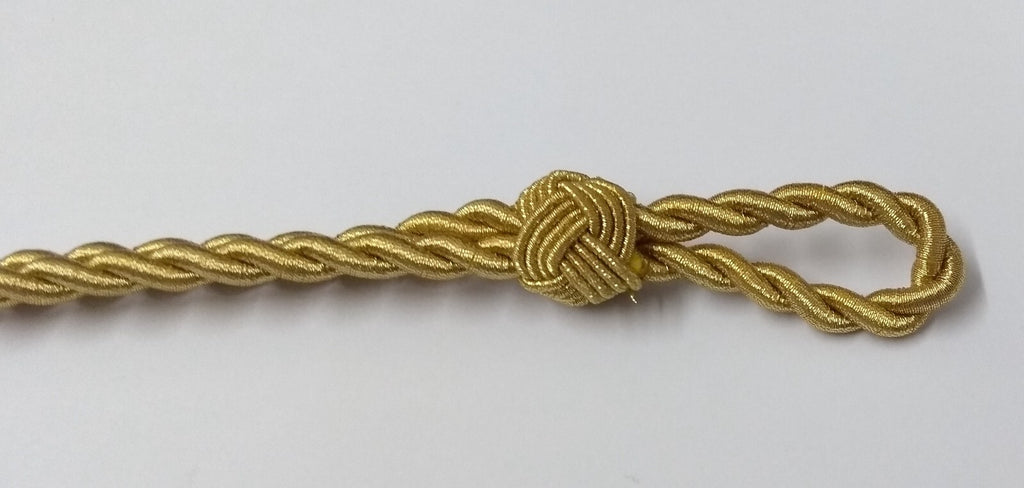 Hat Cord Gold Twisted Issue Ceremonial Officer's Dress Cap Made in UK