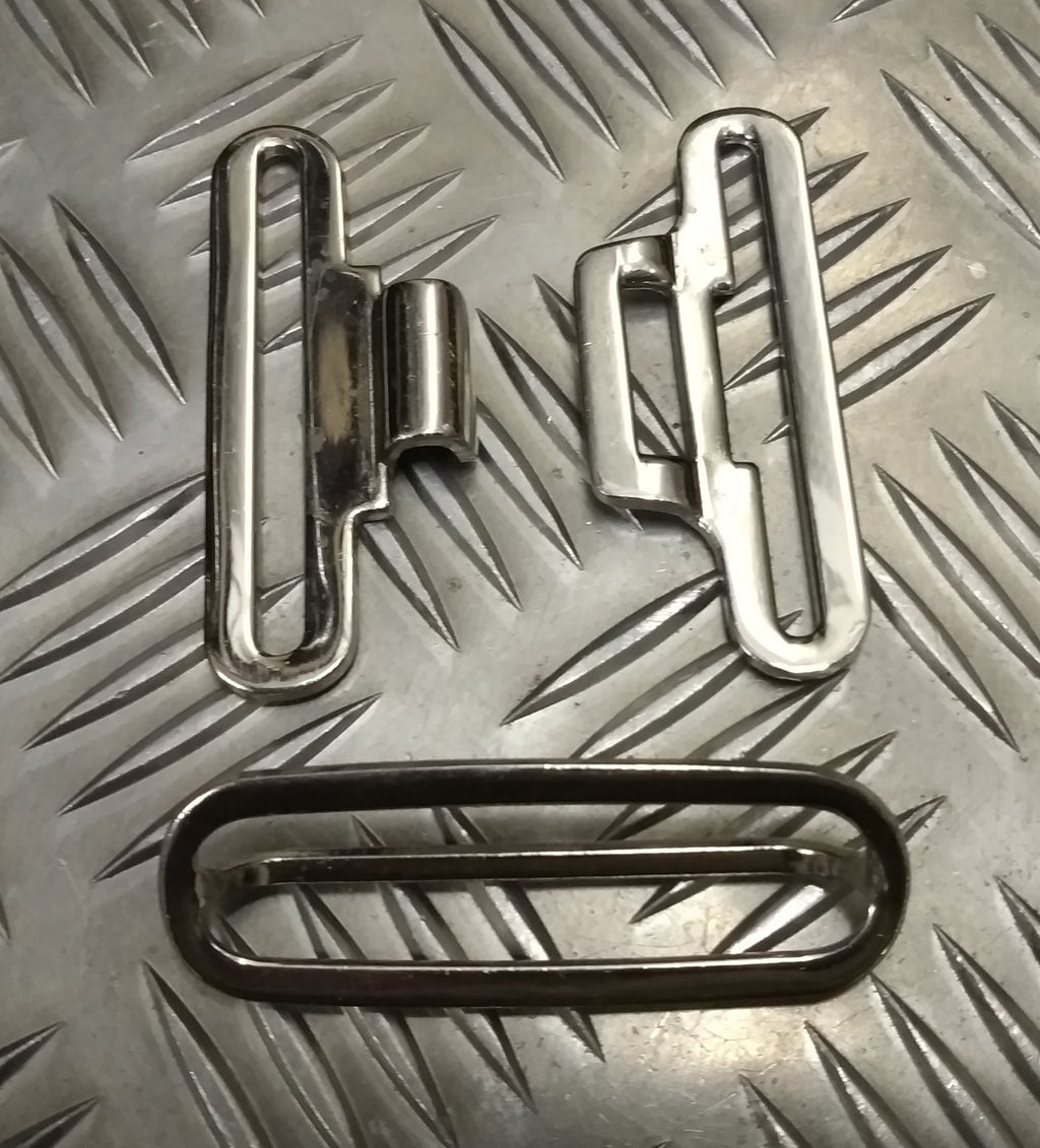 Genuine British Pistol Belt / Stable Replacement Belt Buckle Set AWD1