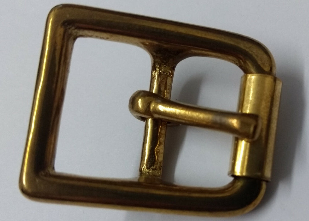 Genuine British Army Horse Guards & H Cav Brass 3/4" Bridle Roll Buckle