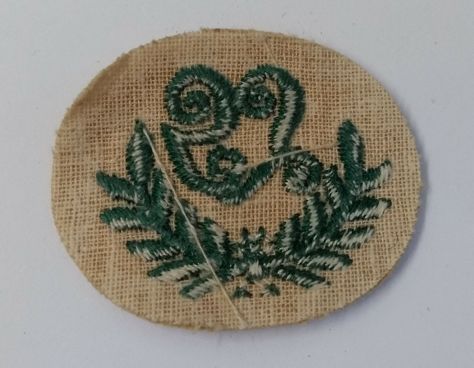 Lewis Gunner British Army Issue Skill Trade Green Braided on Maize Badge