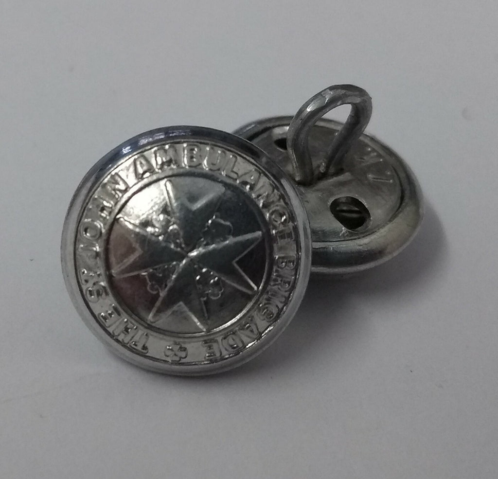 Genuine British Issue St Johns Ambulance Service Dress Cap Buttons 22L ASBT62