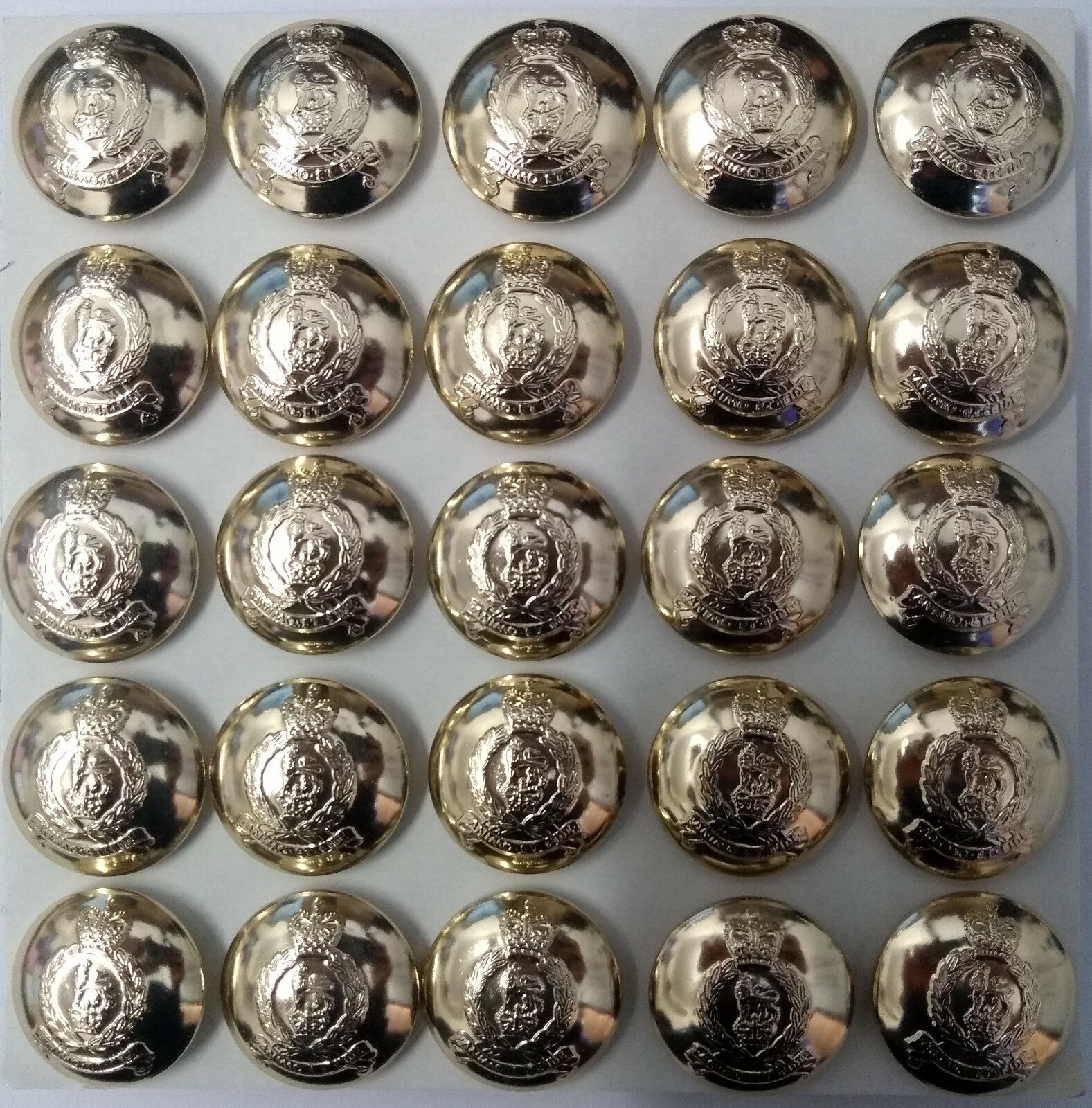 Genuine British Army The Adjutant General's Corps All Ranks Buttons 40L x25