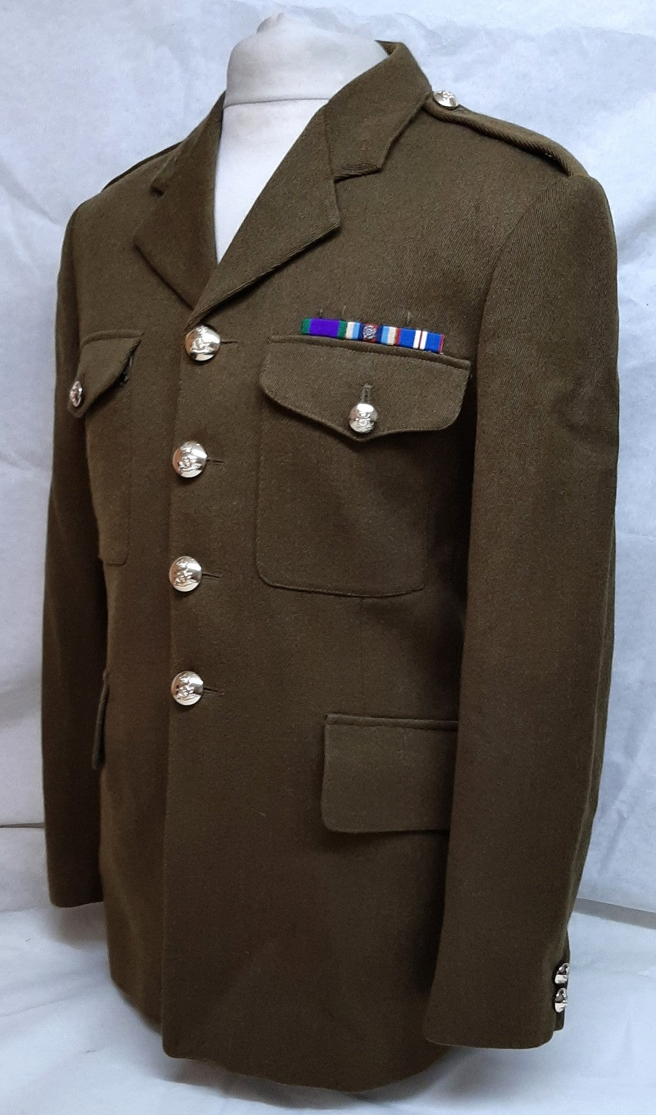 British Army Vintage No2 Jacket Blazer Royal RA Reg 1980s Pattern