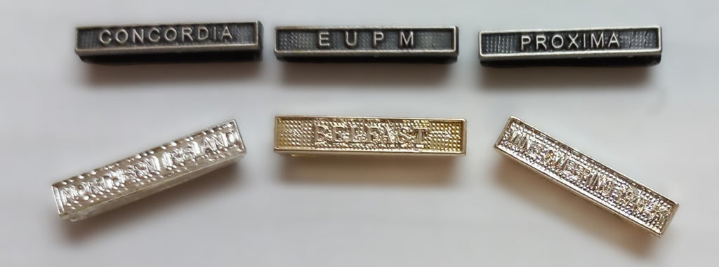 Medal Clasps British Six Mixed Campaign / Award Bars for Collectors