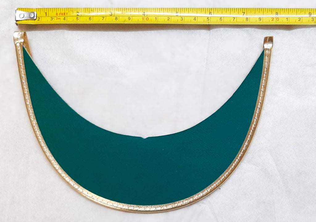 Peak British Made Gold Bound Visor for Dress Hats - NEW