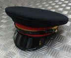 Abu Dhabi Hat UAE Insignia Buttons & Black Chinstrap Officers Hat No Badge 53cm
