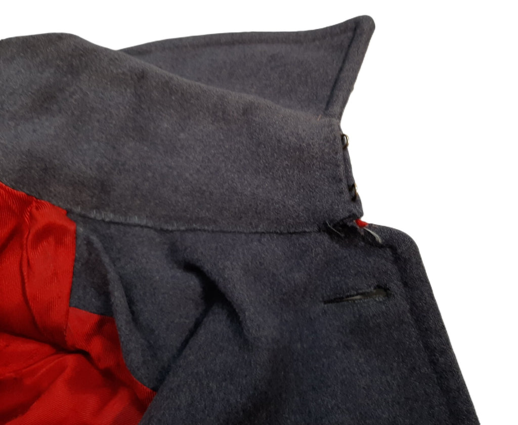 Vintage Officers Cape Red Lined British Army 1973 Pattern Foot Guards No Buttons