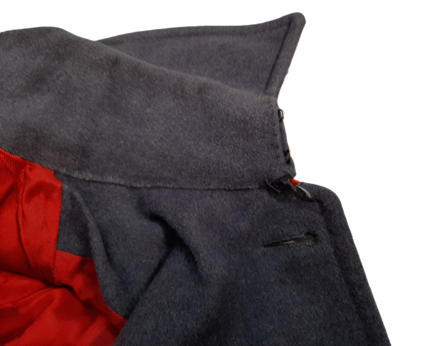 Vintage Officers Cape Red Lined British Army 1973 Pattern Foot Guards No Buttons