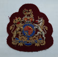 Royal Arms Patch Maroon British Army Old Pattern Embroidered Insignia Badge