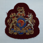 Royal Arms Patch Maroon British Army Old Pattern Embroidered Insignia Badge