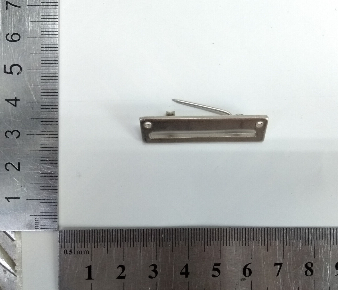 Pin on Medal Ribbon Mounting Bar 1 space 38mm Wide