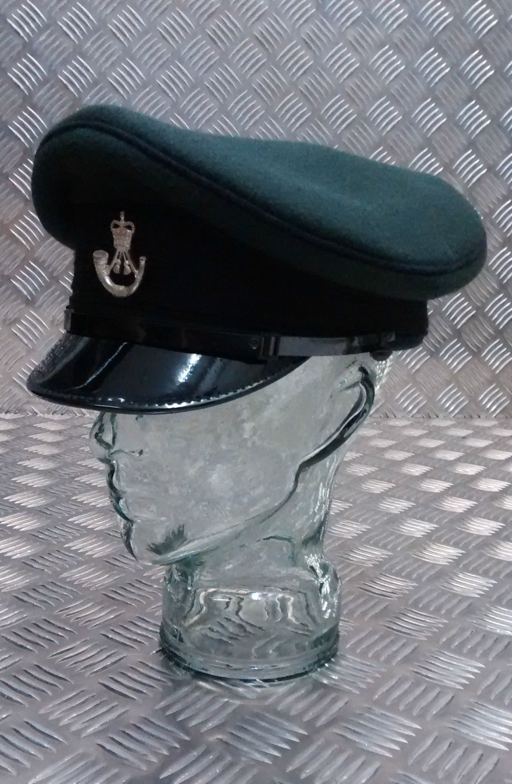 The Rifles Green Parade Dress Hat / Visor Cap Various Sizes Genuine British Army