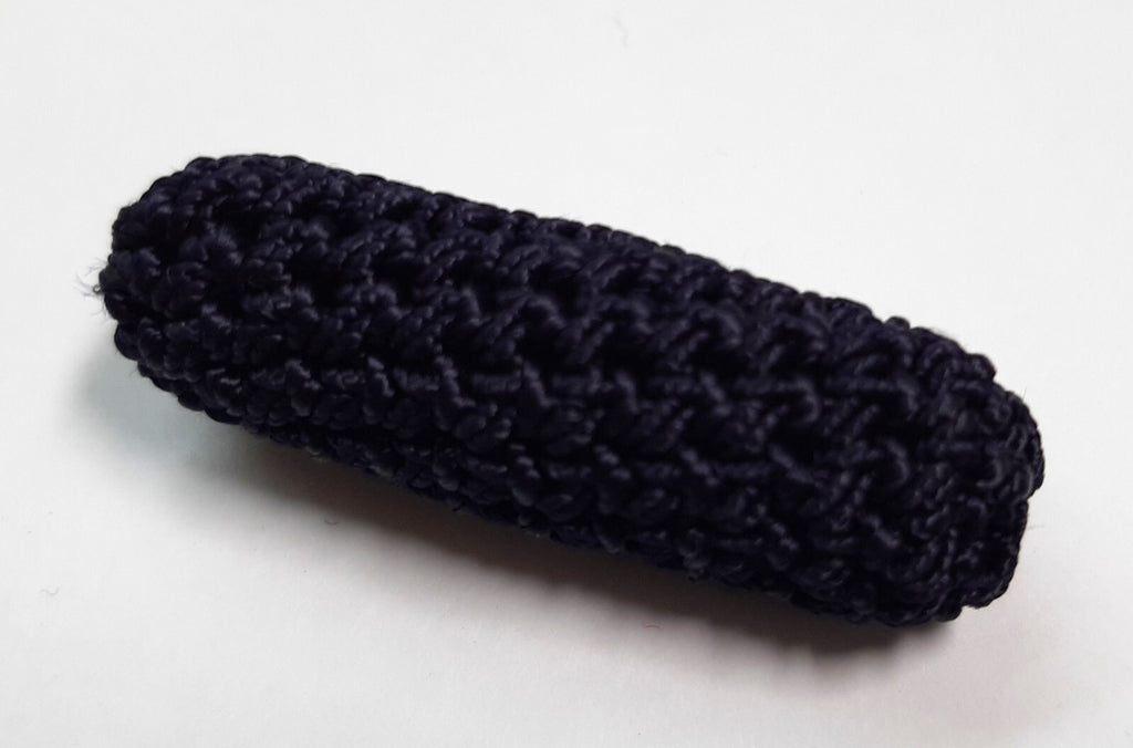 Navy Olivette (Toggle) Blue Crochet Covered Ceremonial British Army