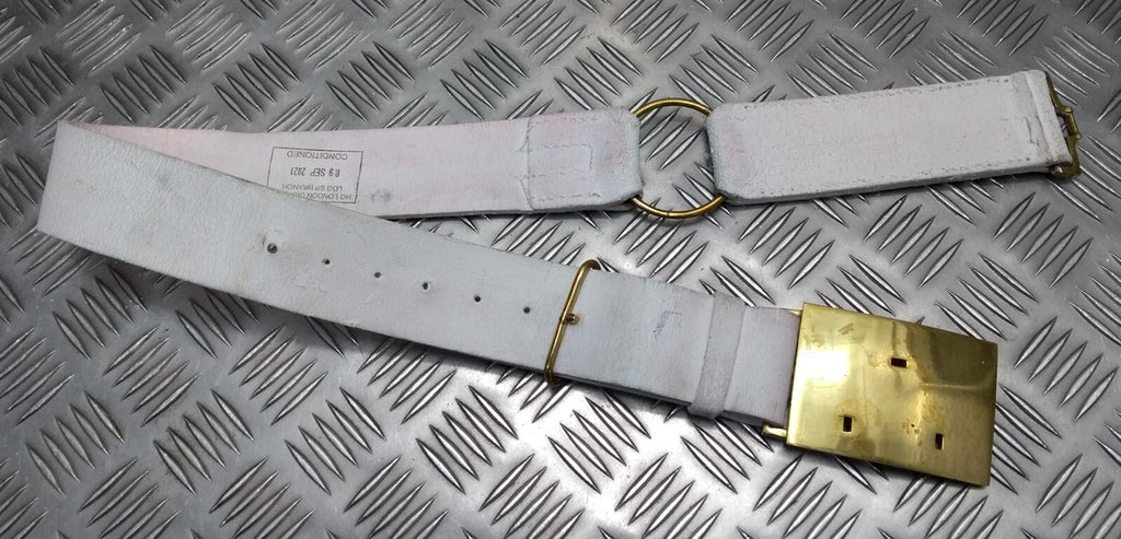 No11 HCav Belt Buff Leather With Brass Buckle No British Issue