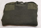 Army Commando Jumper British Forces Ribbed Olive Green Pullover L CPL Insignia M
