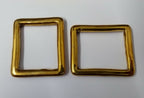 Genuine Vintage British Army Horse Guards & H Cav Brass Bridle Loops x 2 STD239