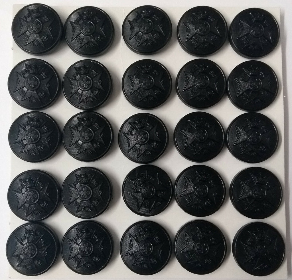 Genuine British Royal Army Chaplains Department (RAChD) Dress Buttons 40L x25