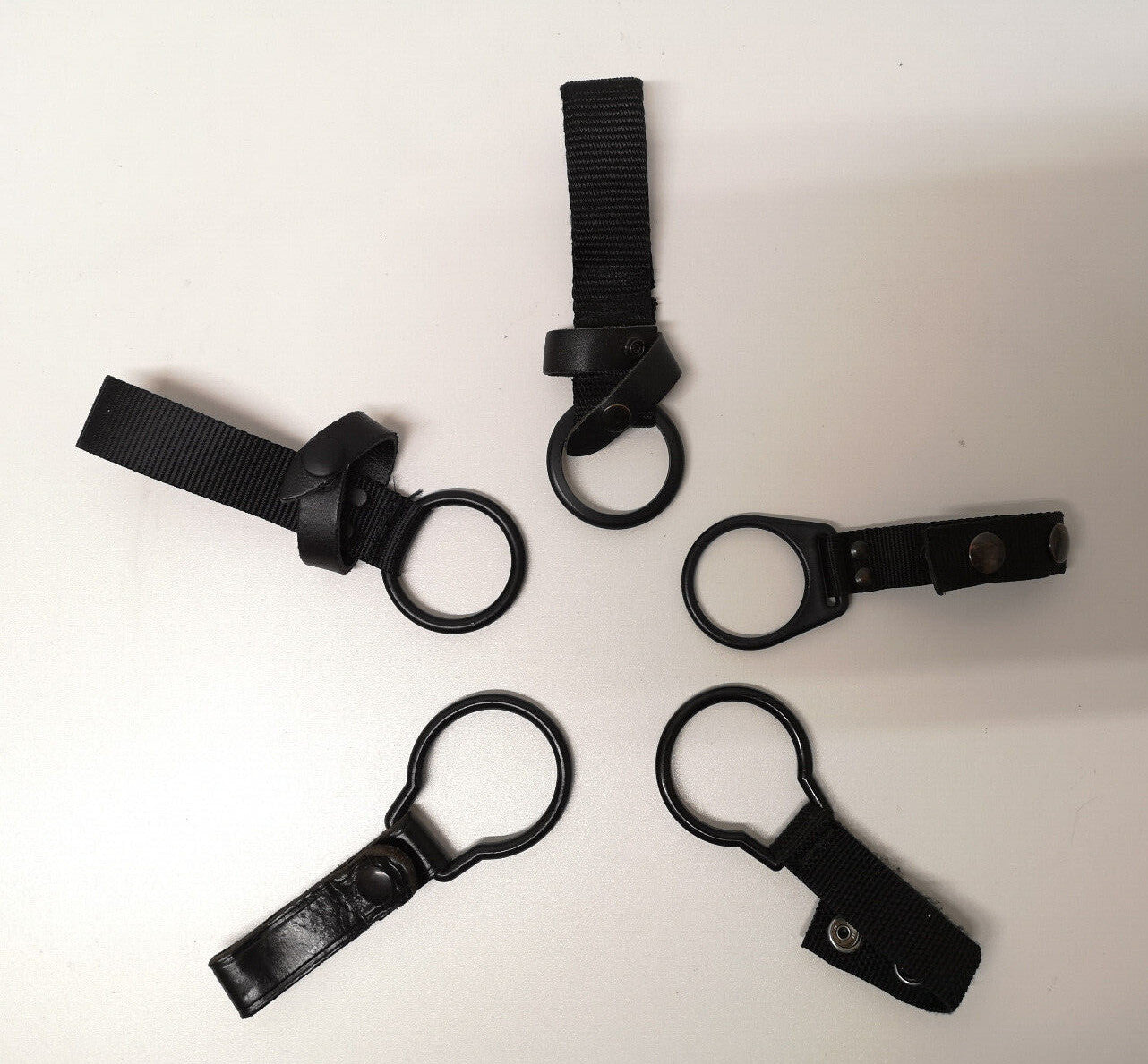Torch / Flashlight / Maglite Ring Holders for Duty Belts Various Styles