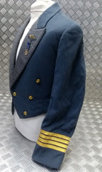 RAF Royal Air Force Vintage Mess Jacket Airforce Blue Grey OFC With Braided Cuffs