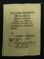 British RN Class 2 CII Collar Seamans Sailors Square Rig Navy - New