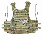 MTP Virtus Webbing System MOLLE Lower Side Protection Pouches Left and Right SEL