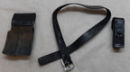 Leather Belt 36" With MP5 Double Ammo Pouch & PWL Spring loaded Canister Holder