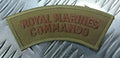 Genuine British Naval Issue RM 'ROYAL MARINES COMMANDO' Shoulder Patch - NEW