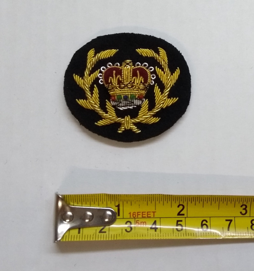 Mess Kit Badge RQMS British Insignia Army / Royal Marines Mess Dress Rank Patch