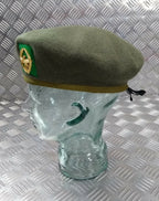 Green Wool Beret H&S With Eagle Badge Size 59cm NEW