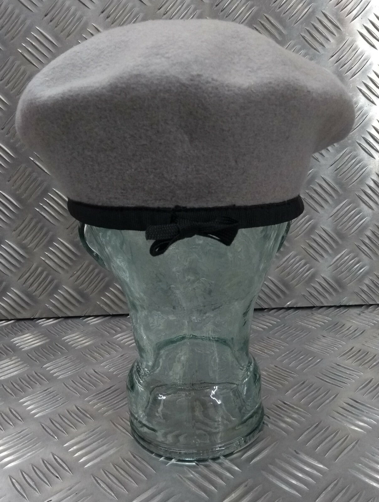 Light Grey Beret Service Dress Hobson of London Mil-Spec Lined Wool 7 1/4 - NEW