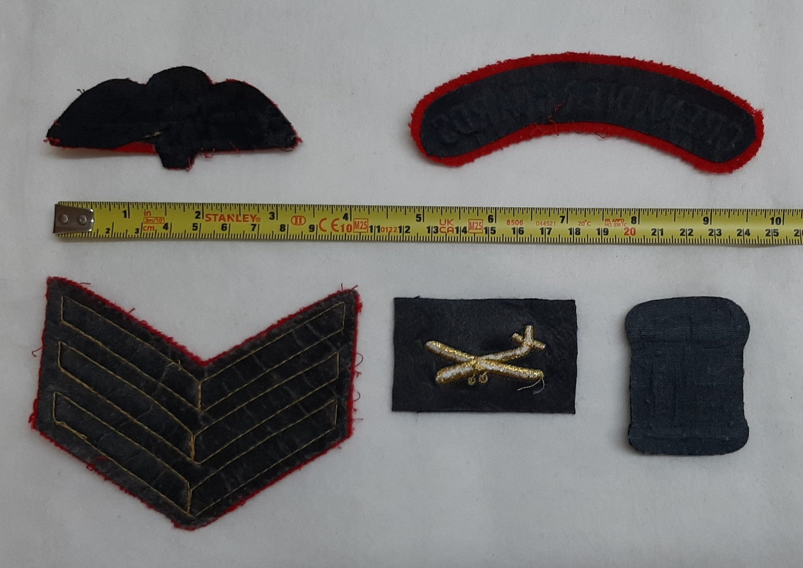 Assorted British Insignia UK and Army Patches / Chevrons Mixed Lot of 5