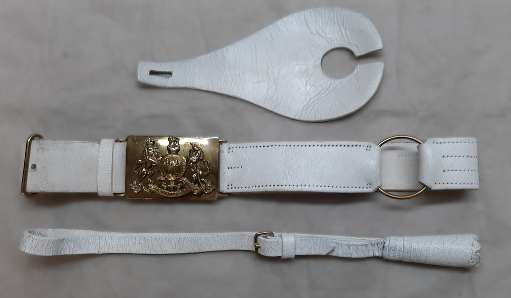 Cavalry Belt Buff Leather HCav with Knot and Hilt British Size 36"