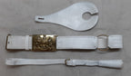 Cavalry Belt Buff Leather HCav with Knot and Hilt British Size 36"