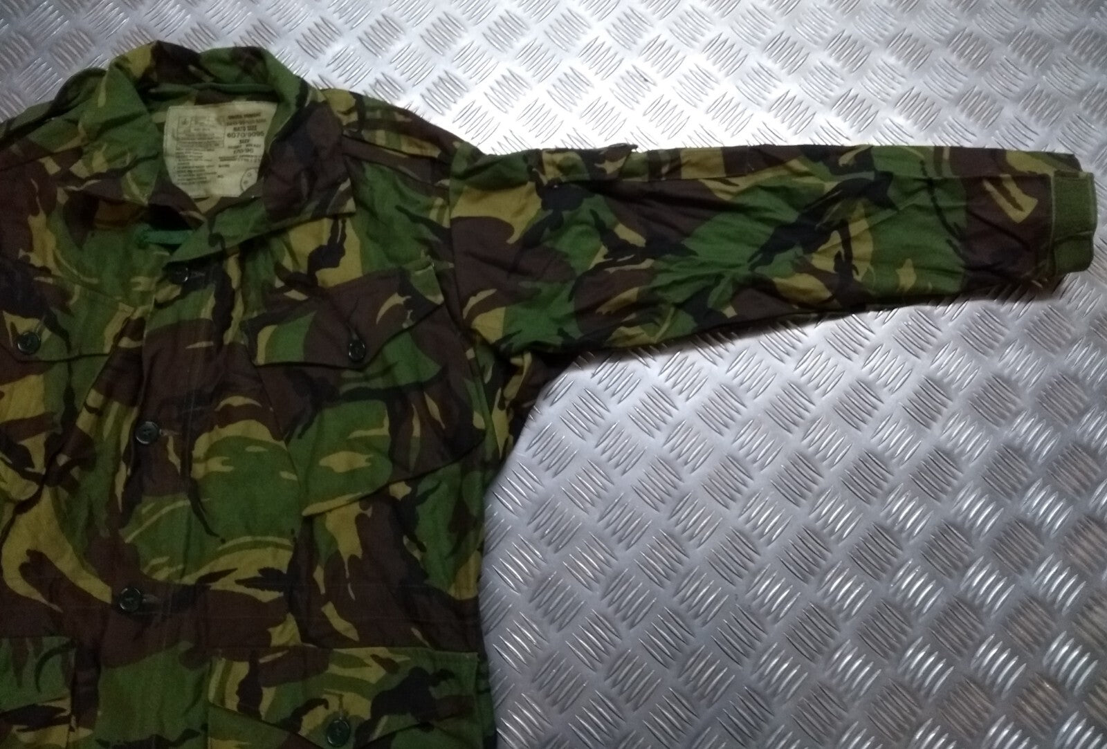 DPM Combat Jacket 1980s Pattern British Army Camo Smock Old Camouflage Design