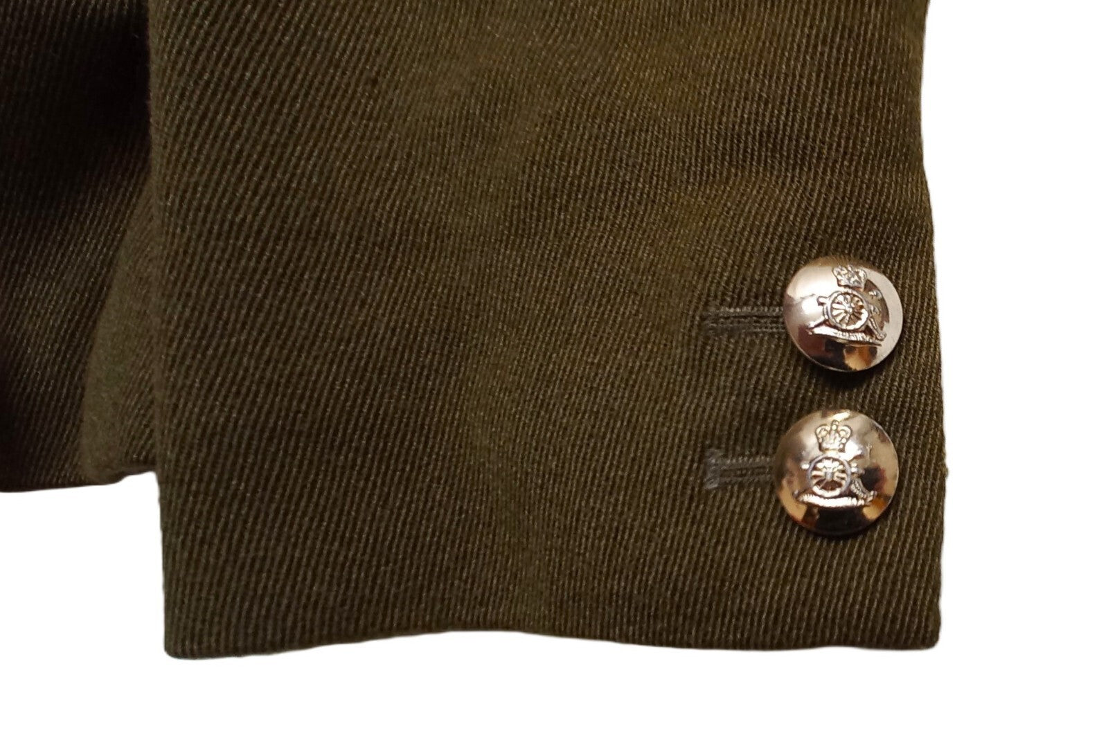 Vintage No2 Suit Number Two Khaki OFC 2 Piece Jacket and Skirt Woman's Goodwood
