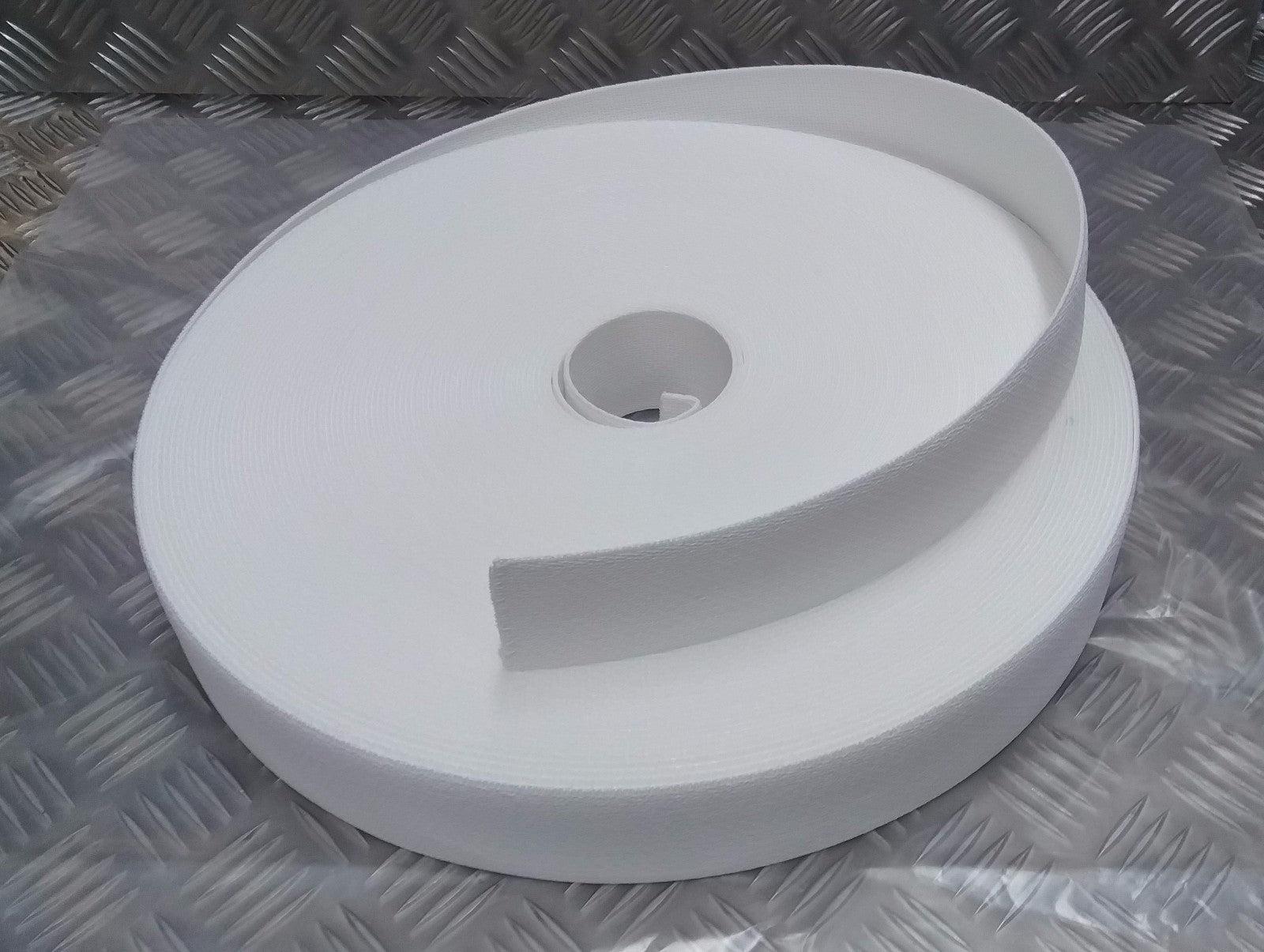 Mil-Spec Belting Ceremonial @ Parade White Courlene Belt Material Nylon Webbing