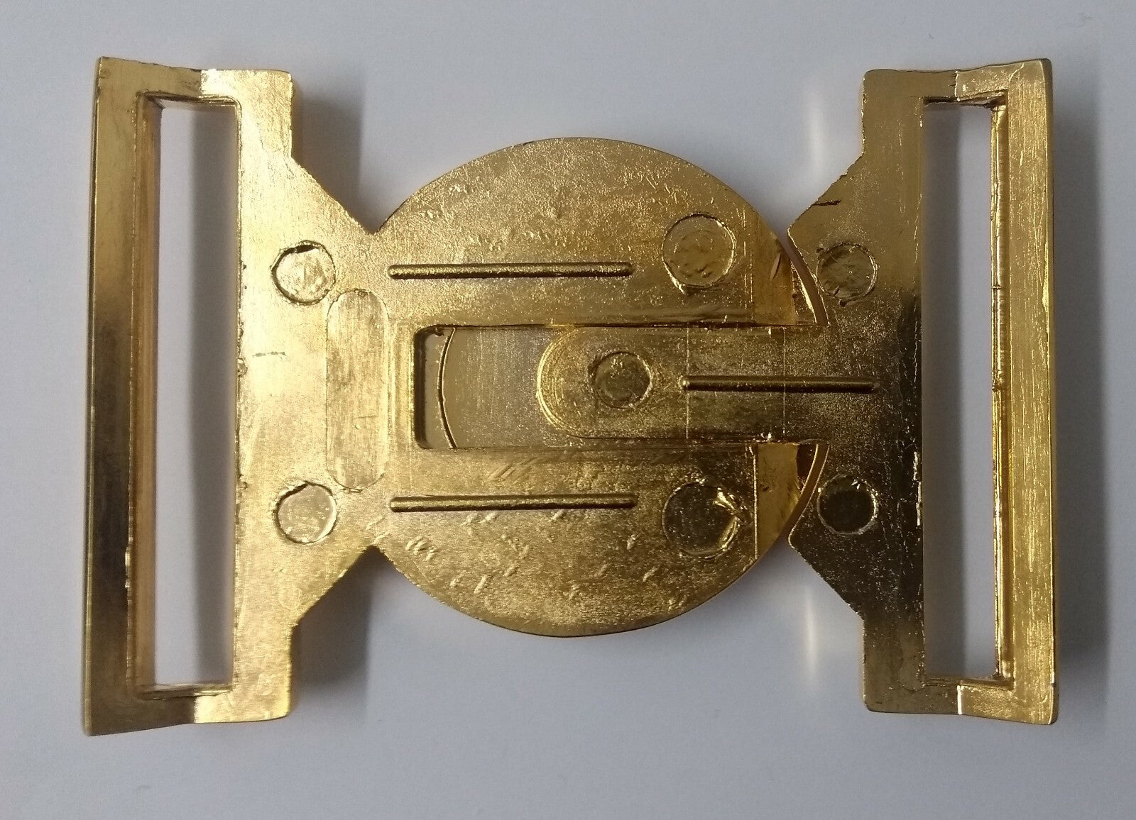 Genuine Gambia Services Insignia Belt Buckle Metal Locket MFV47A