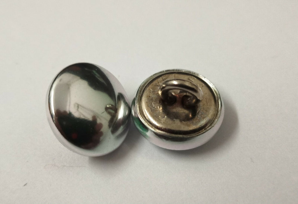 Plain Silver Buttons Genuine & Security Forces No Insignia X2 11mm V2X