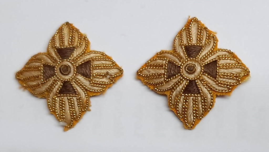 Shoulder Stars AAC Service Dress Hand Embroidered H/E Bath Star / Pips 1 Pair