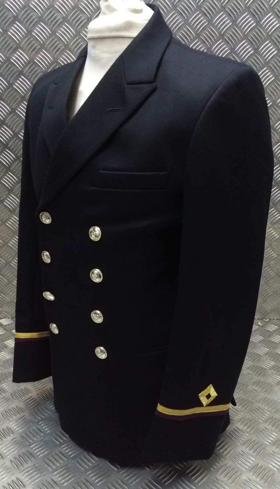 RN No1B Jacket RFA British Royal Fleet Aux Buttons Naval Costume / Fancy Dress
