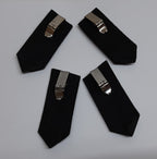 Clip on Gorgets Hand Made in Britain No1 Type Braided Oakleaf Collar Tabs 2 Sets