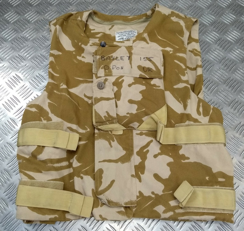 DDP Camo Body Vest CBA Combat Body Cover Old Pattern UK Desert Camouflage