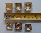 Army Rank Stars British Bath Pips Officer X6 Assorted Batch no Fittings