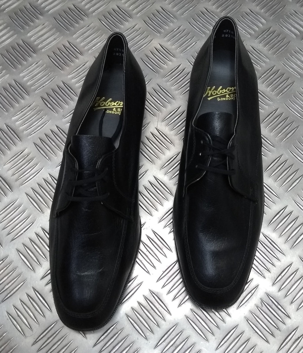 Hobson Dress Shoe Lightweight Uniform Issue Formal Black Leather Moulded Sole